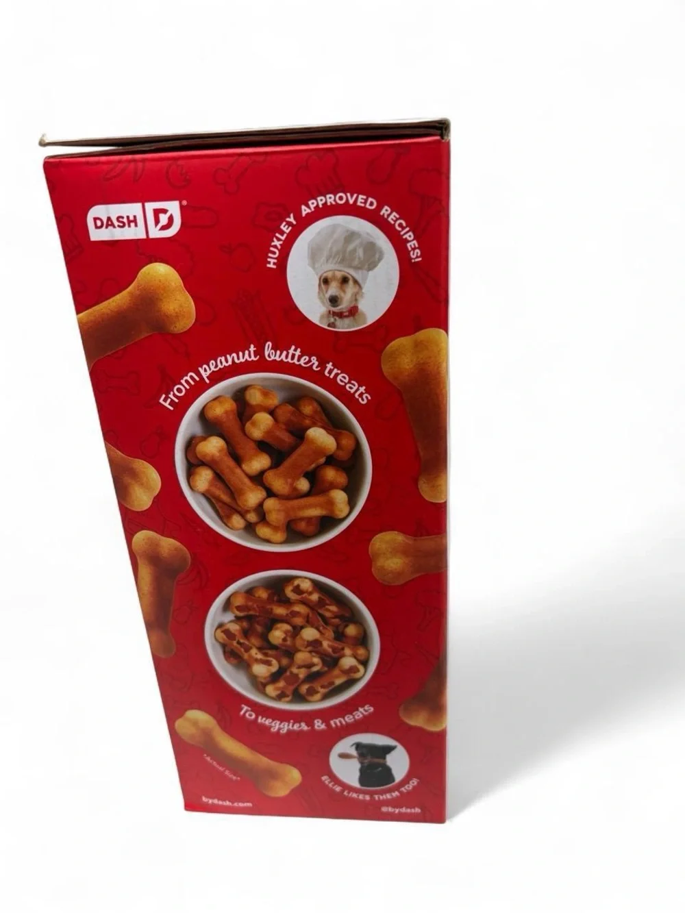 Dash Express Dog Treat Maker White Paw Print Bone Shaped Waffle Baker NIB